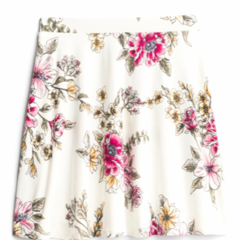 French Grey Kaylyn Brushed Knit Skirt